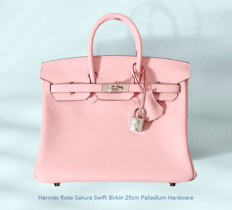Madison Avenue Couture: Herms Birkin 25 Rose Sakura Swift