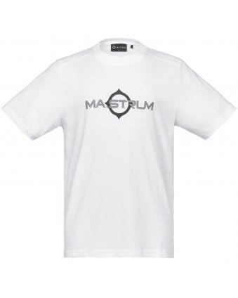 MA.STRUM Optic White Cargo Pocket T Shirt for Men