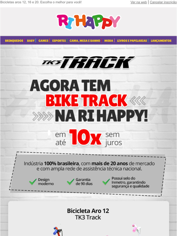 Ri happy retirar na loja Outlet