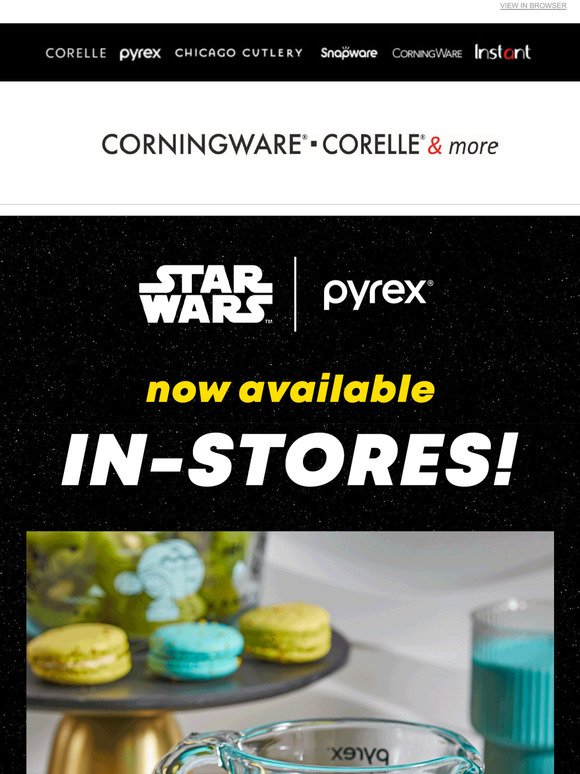 Corningware Corelle & More Outlets: New Star Wars food storage has arrived!