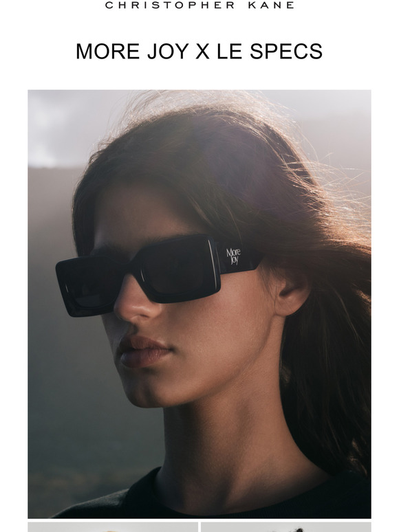 More Joy x Le Specs クリストファーケイン