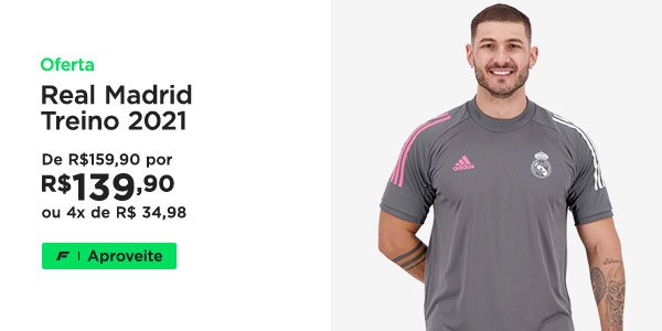 Camisa Adidas Real Madrid Treino 2020 - FutFanatics