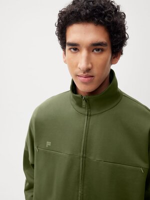 Move Men's PPRMINT™ zipped jacket—rosemary green