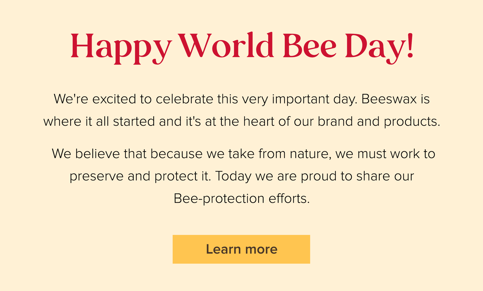 Burt S Bees Uk Happy World Bee Day Milled