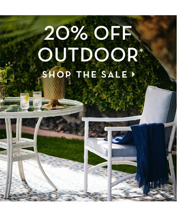 20 percent off Outdoor