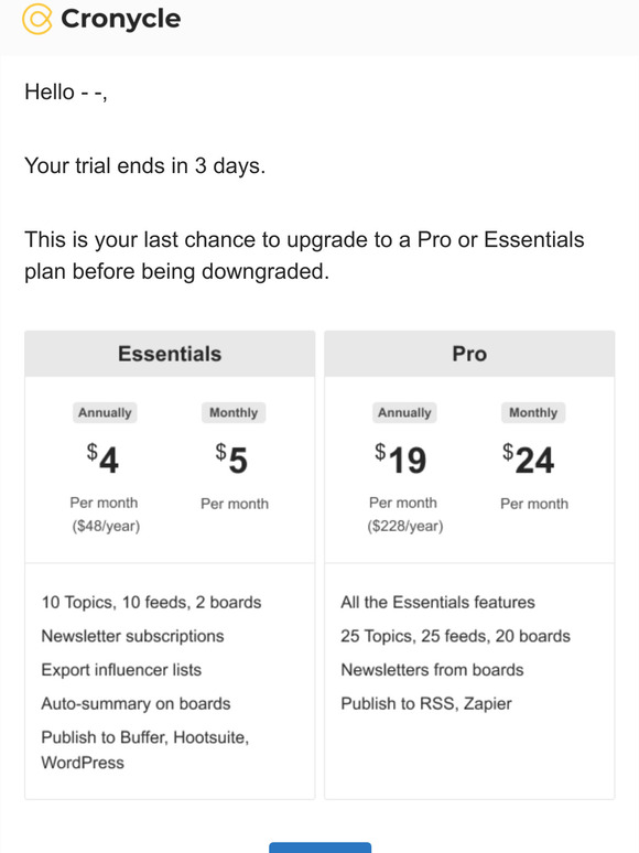 Time to upgrade!