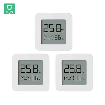 XIAOMI 4pcs Mijia Bluetooth Thermometer Hygrometer 2 White