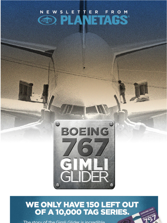 Plane Tags The last of the Gimli Glider Milled