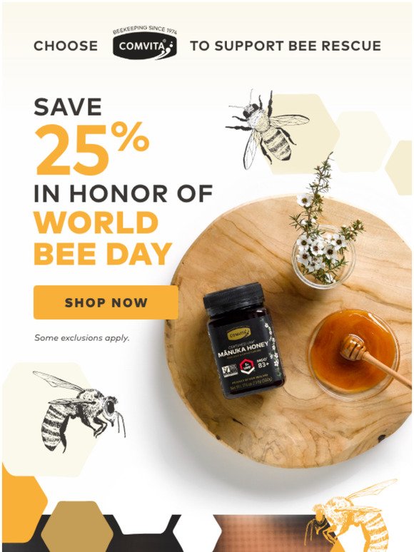 Comvita Usa Happy World Bee Day Milled