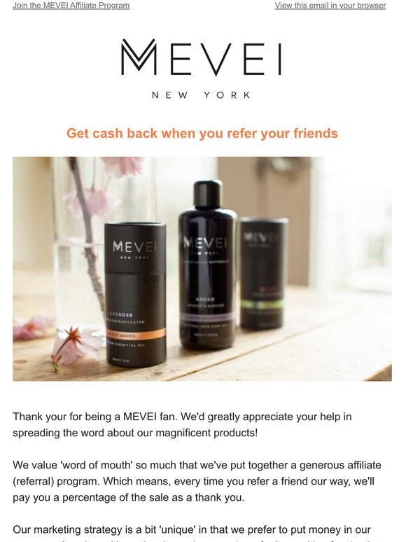 Welcome to our Affiliate Program