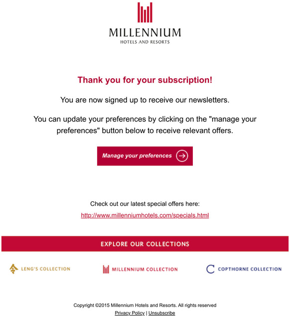 Welcome to our newsletters!
