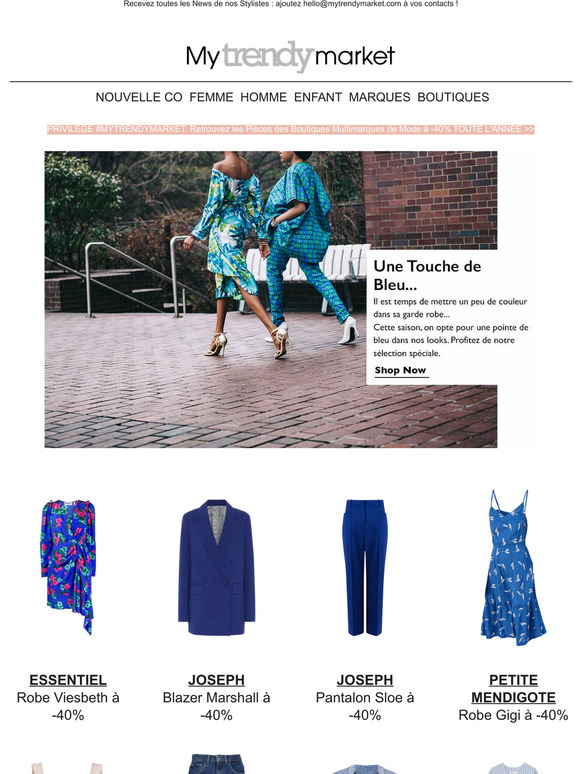 Le bleu, la couleur du Printemps
