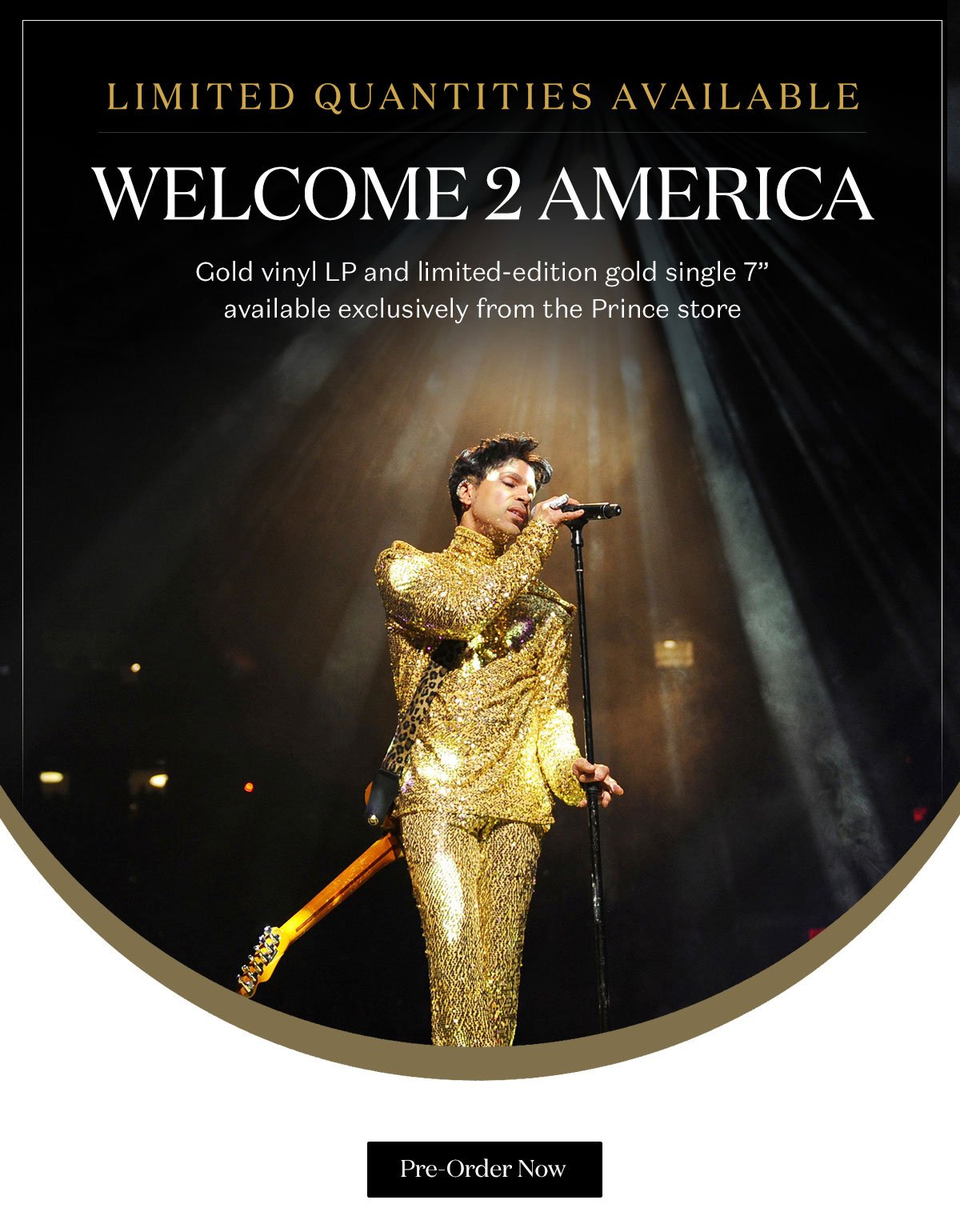 Welcome 2 America Ltd Ed Gold Vinyl