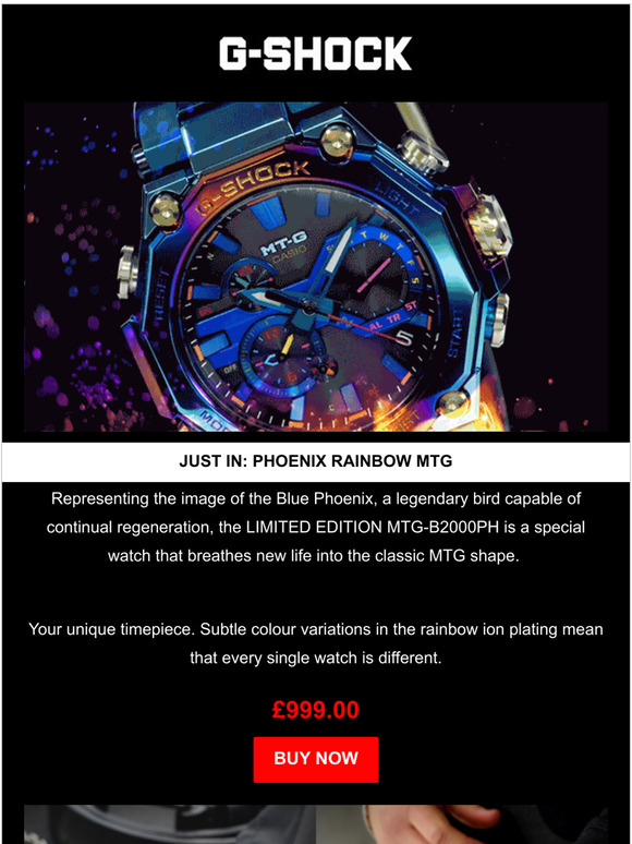 G Shock Uk Introducing The New And Limited Edition Mtg B00ph Milled