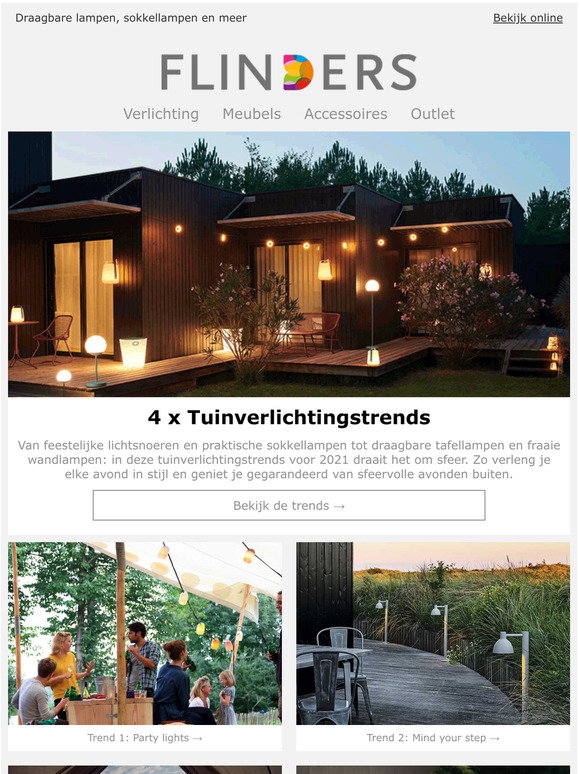 Flinders NL: Ontdek de nieuwste tuinverlichtingstrends | Milled
