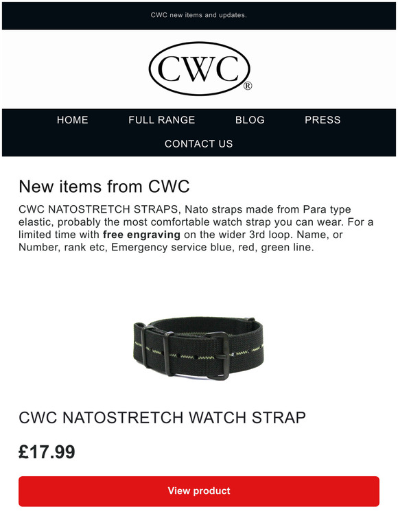 CWC NATOSTRETCH STRAPS
