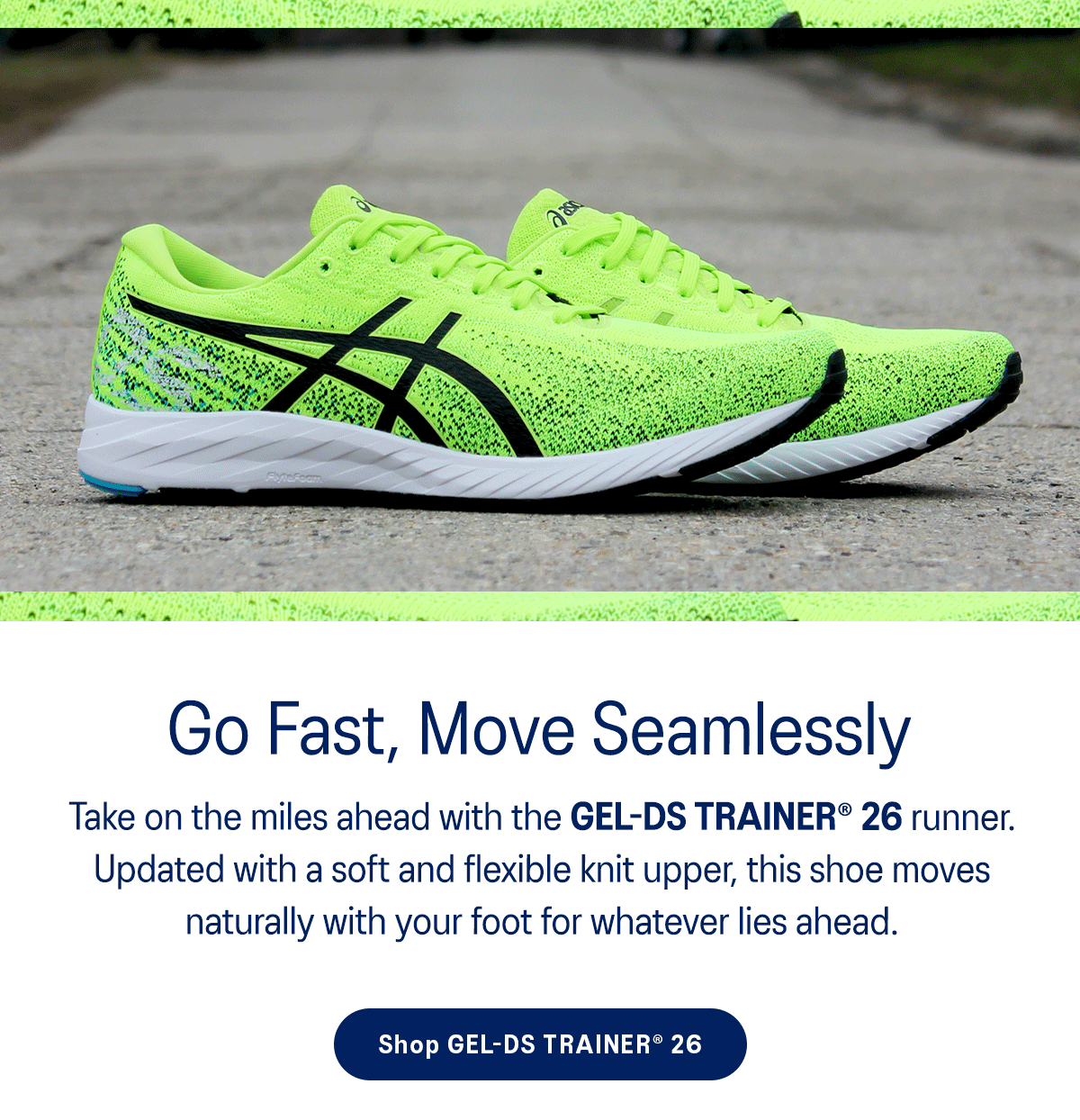 Asics It Clearance Spring Towards Speed In The Gel Ds Trainer 26 Runner Milled