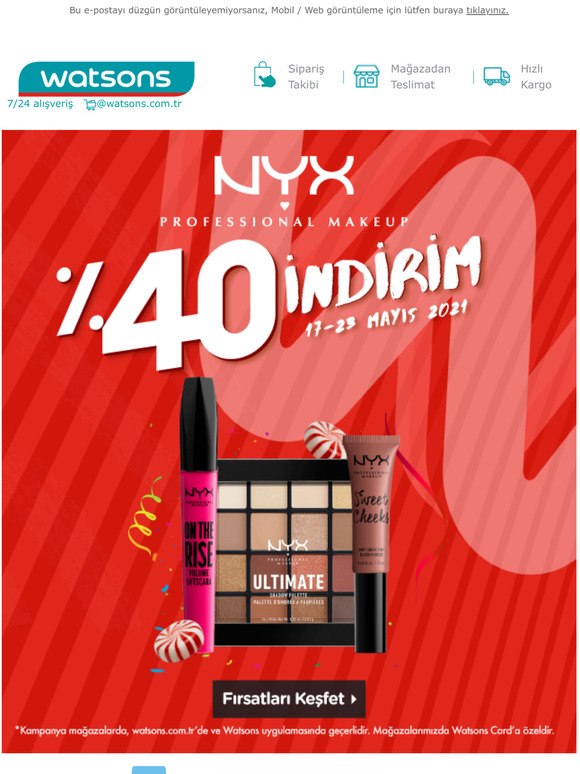 NYX rnlerinde Bayram Devam Ediyor!
