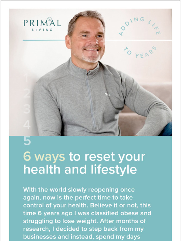 Steve Bennett On How To Reset Your Health & Lifestyle