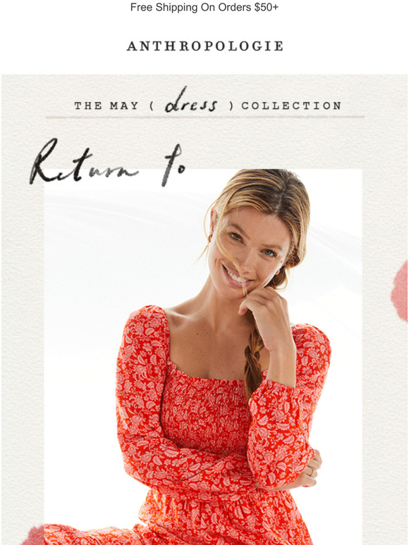 Anthropologie Email Newsletters Shop Sales, Discounts, and Coupon Codes