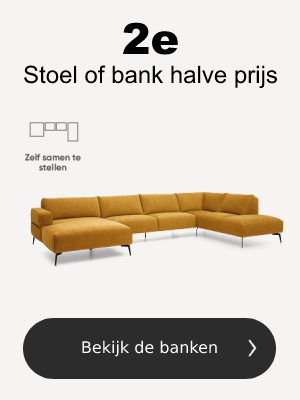 2e bank of stoel voor de halve prijs
