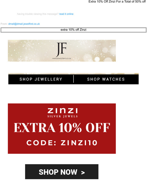 Extra 10% Off Zinzi For a Total of 50% off