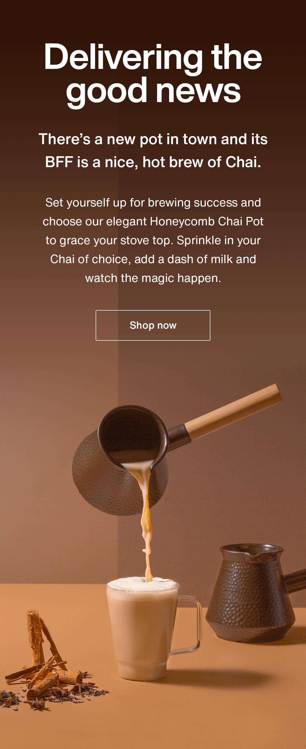 T2 Tea Heres a new pot to Chai Milled