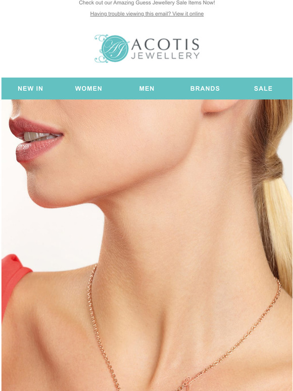 guess jewellery sale online