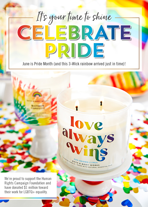 pride candle bath and body works