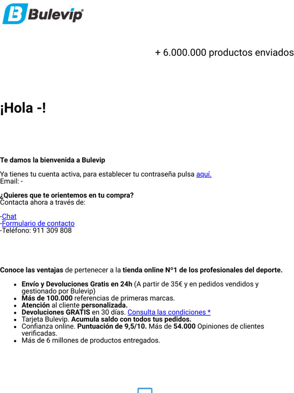 Bienvenido/a a Bulevip!