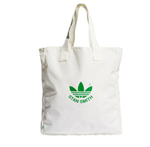 Stan Smith Shopper Bag in White and Green