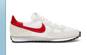 Men's Challenger OG Sneakers in White/Red