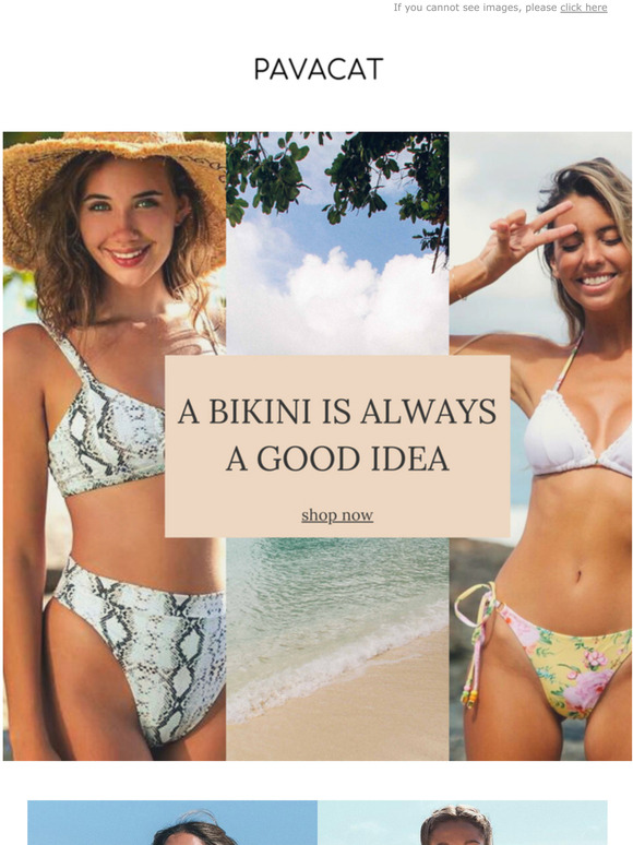 A  bikini is always a good idea 