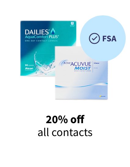 20% off contacts