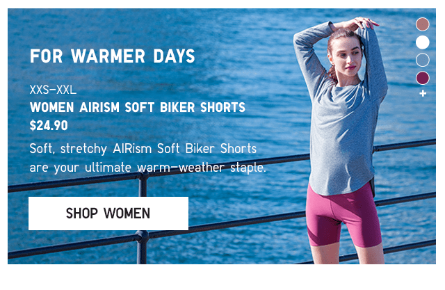 PDP74 - WOMEN AIRISM SOFT BIKER SHORTS