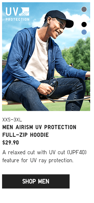 PDP6 - MEN AIRISM UV PROTECTION FULL-ZIP HOODIE