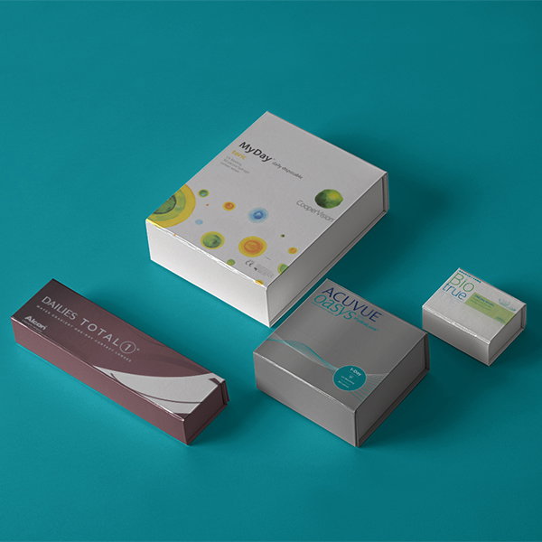 contact lens boxes