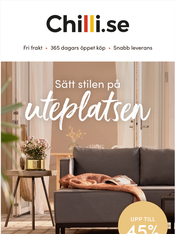 chilli.se Email Newsletters: Shop Sales, Discounts, and Coupon Codes