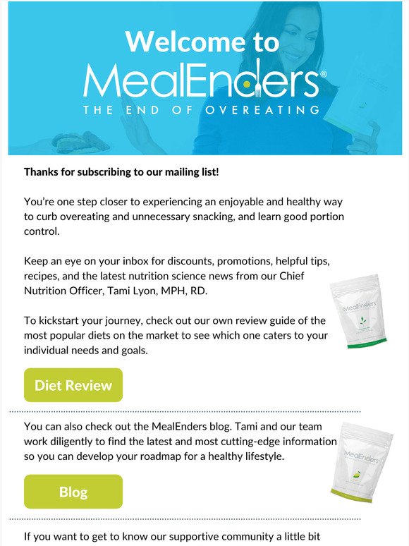  Welcome to MealEnders! 