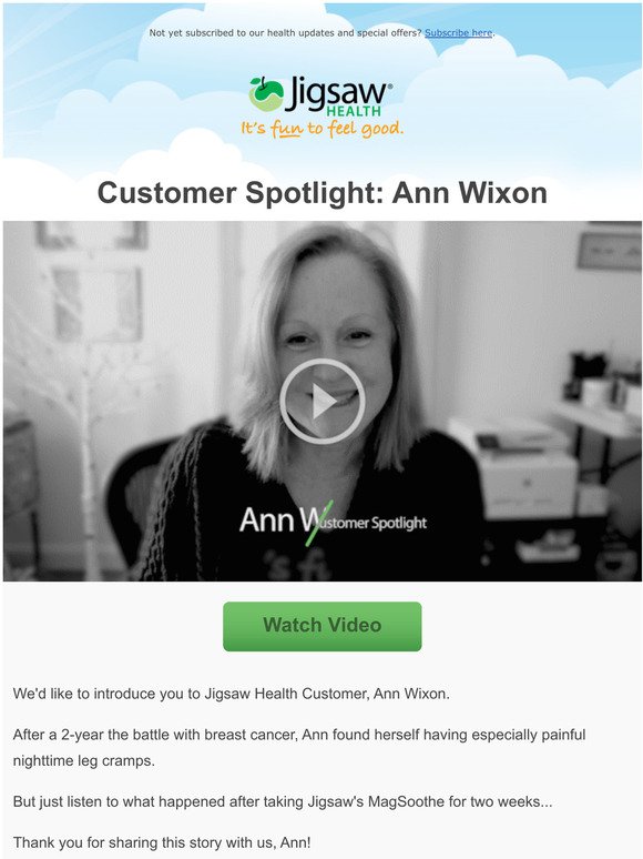 Customer Spotlight: Ann Wixon