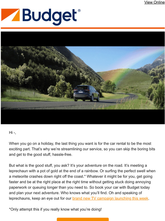 -get to the good stuff with Budget