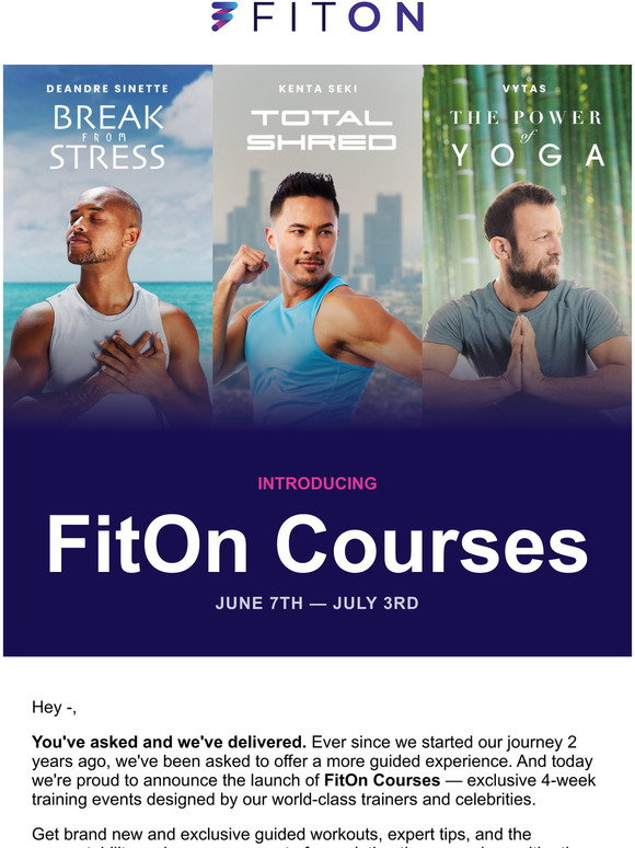 FitOn Introducing FitOn Courses! Milled
