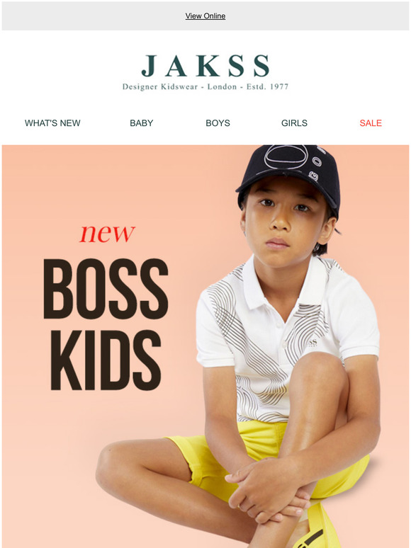 What's New from Boss Kidswear