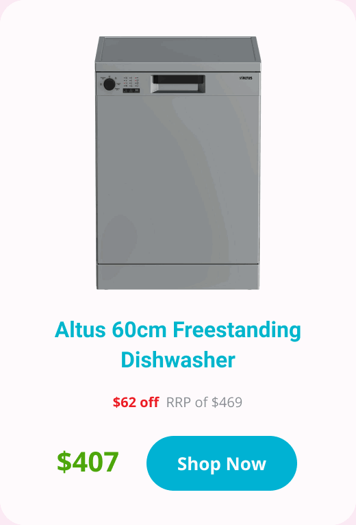 Altus 60cm Freestanding Dishwasher ADF140S