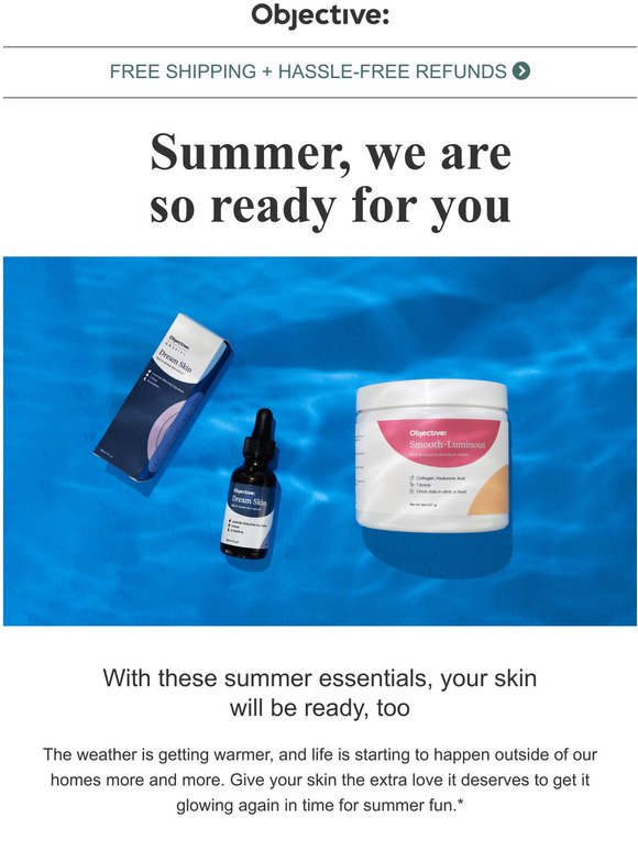 Is your skin ready for summer fun?