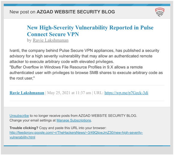 pulse secure vulnerability 2021