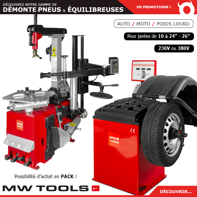 ÉQUILIBREUSE DE ROUES AUTOMATIQUE MW-TOOLS BB350