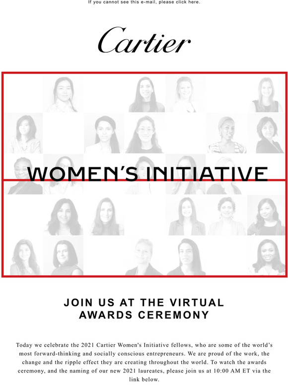 Cartier women's initiative online awards 2021