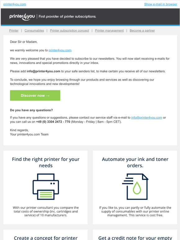 Welcome to printer4you.com!