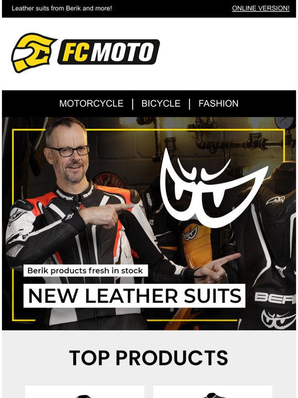 Fc Moto De Just Arrived Berik Leather Suits More Milled